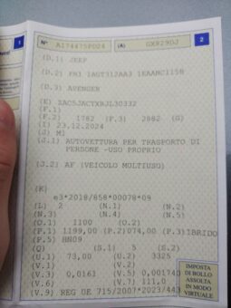 Jeep Avenger Summit pieno
